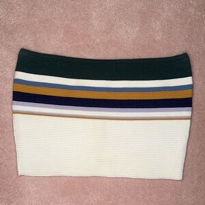 Pacsun L.A. Hearts Striped Ribbed Tube Top